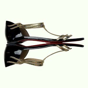 Christian Louboutin Golden Strap Sandals 38.5 EU (8 US)